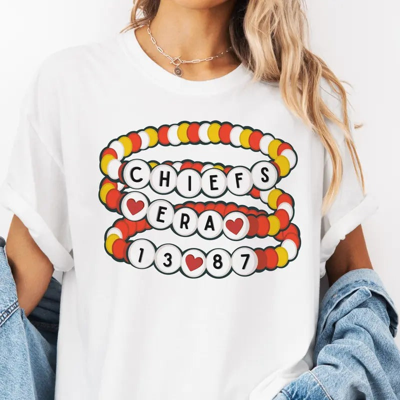 Friendship Bracelet Football Tees Hometown Football Tshirts Girls Football Sports Shirts Team Hoodie, Sweatshirt