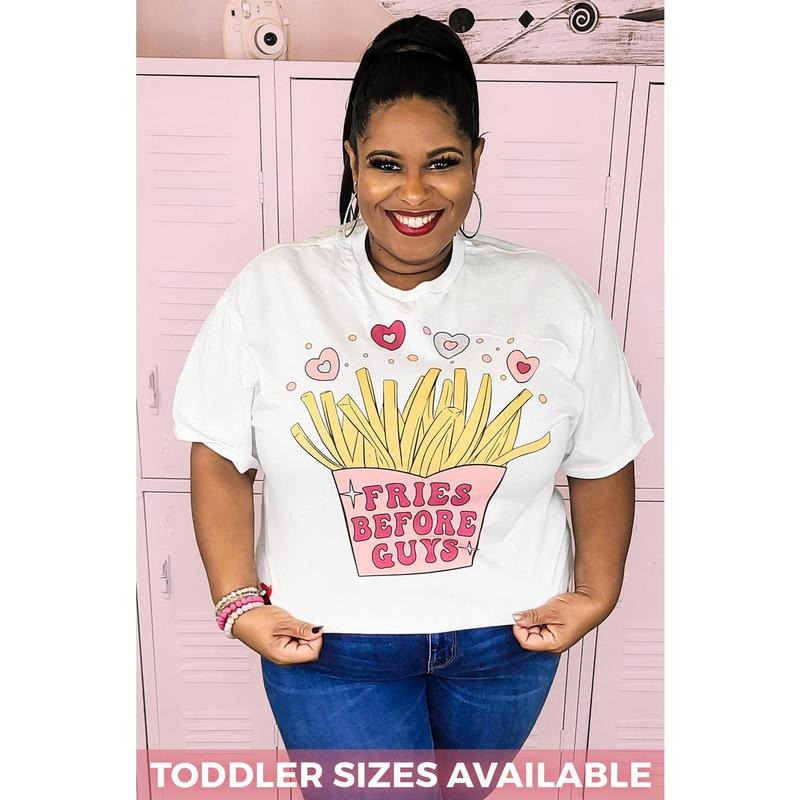Fries Before Guys T-Shirt Hoodie, Sweatshirt | WearSparks.com