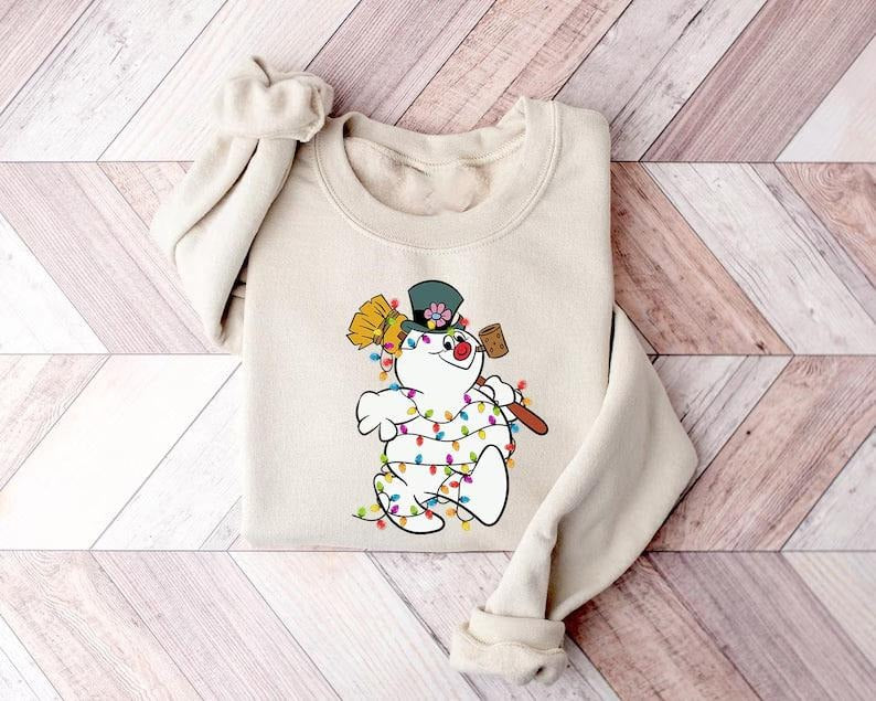Frosty The Snowman Christmas Sweatshirt, Merry Christmas Tee, Snowman Shirt, Christmas Frosty Shirt,  Snowman Tee,...