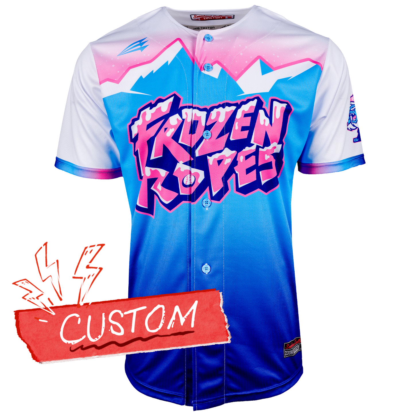 Frozen Ropes Yeti Lifestyle Baseball Jersey *CUSTOM*