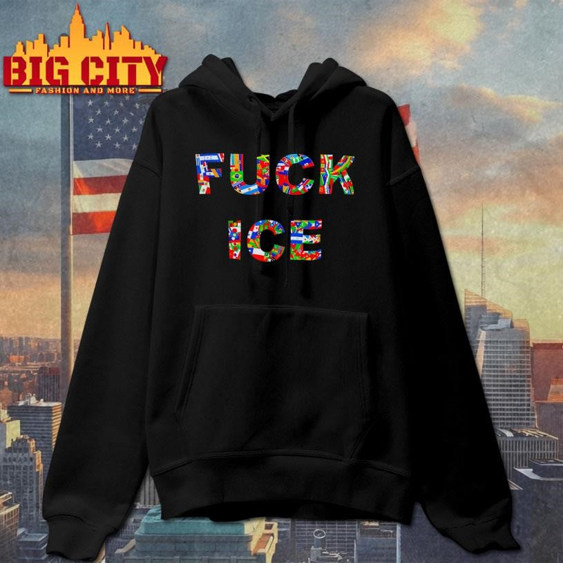 Fuck Ice Flags Of Many Countries Shirt