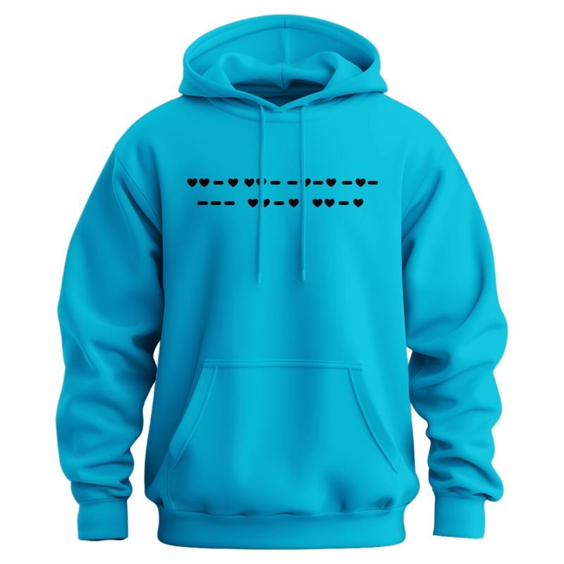 Fuck Off Morse Code Hoodie T-Shirts, Sweatshirt | WearSparks.com