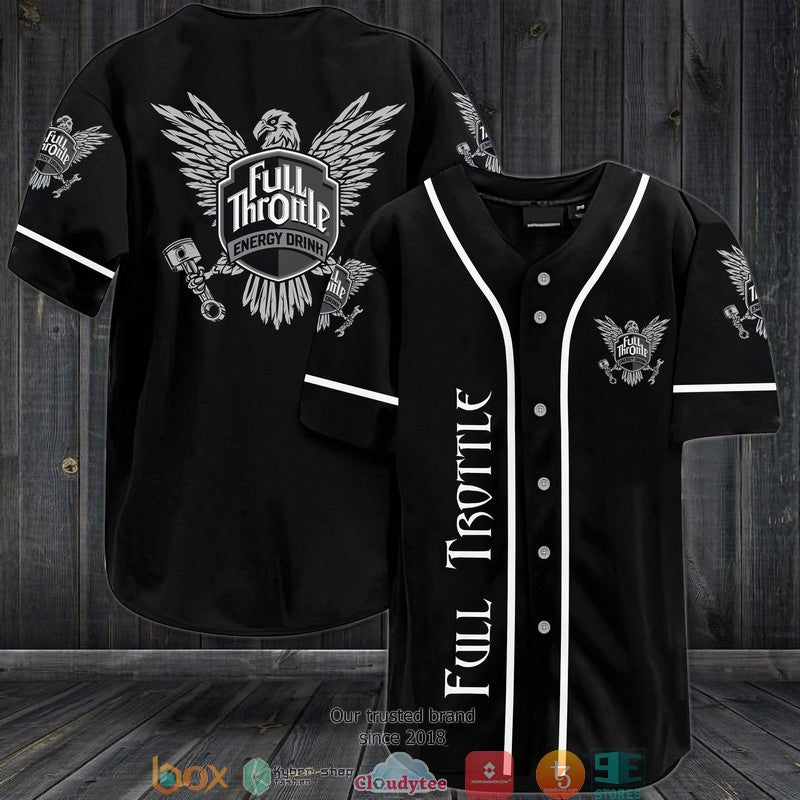 BEST Full Throttle Energy Drinks Baseball Jersey