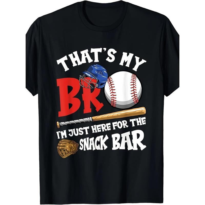 Fun Brotherly Love 220g Baseball T-Shirt - That's My Brother Design made in usa Hoodie, Sweatshirt | WearSparks.com