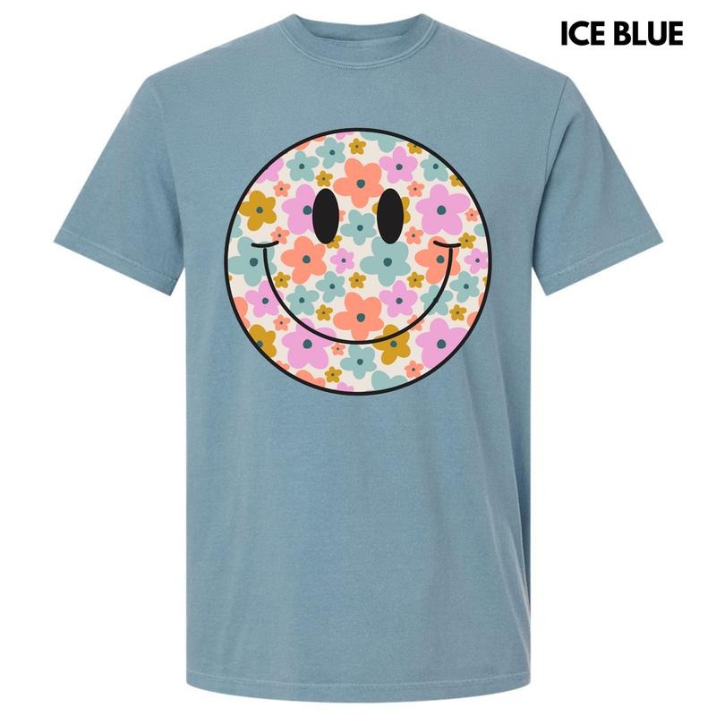 Fun Flower Happy Face Comfort Colors T-Shirt 'NLB' Hoodie, Sweatshirt | WearSparks.com