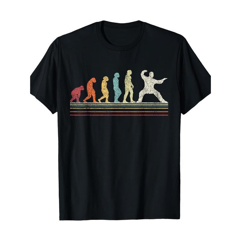 Fun Tai Chi evolved Chinese martial arts retro retro 100% cotton T-shirt Made in USA Hoodie, Sweatshirt | WearSparks.com