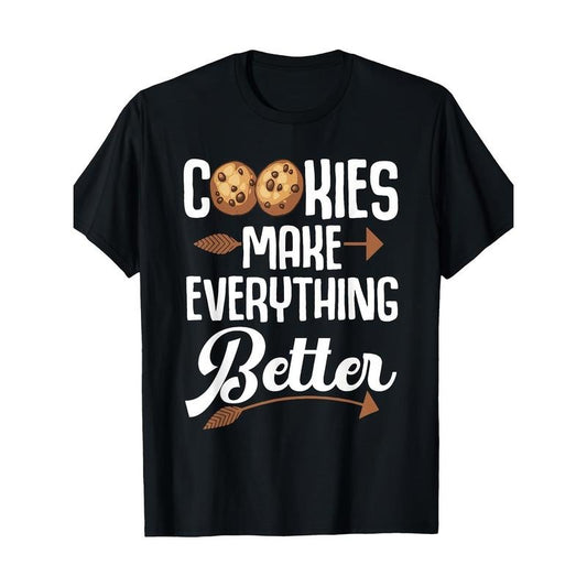 Fun cookie Lover Art Man Woman Pastry Chef Baker T-shirt 100% cotton T-shirt Made in USA Hoodie, Sweatshirt | WearSparks.com