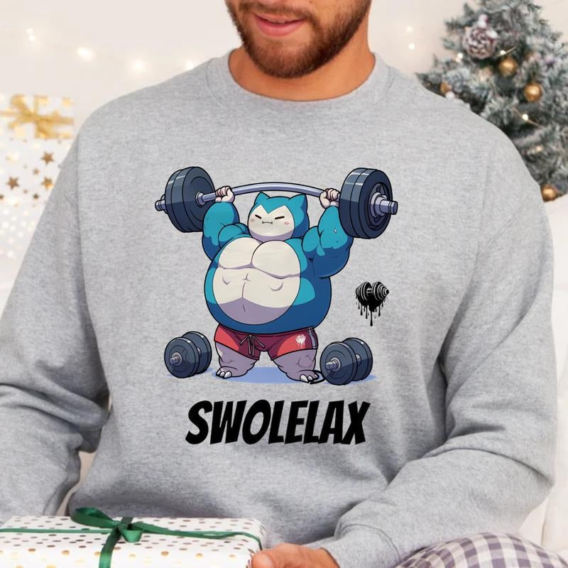 Funny Anime Workout Sweatshirt