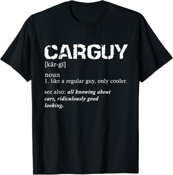 Funny Auto Mechanic Shirt, Funny Car Guy Definition Gear Head T-Shirt