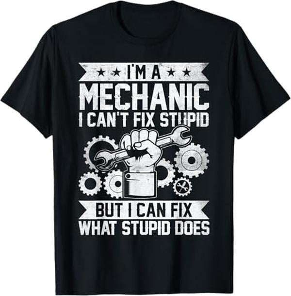 Funny Auto Mechanic Shirt, Funny Car Mechanic Engineer Men Women Auto Mechanic T-Shirt