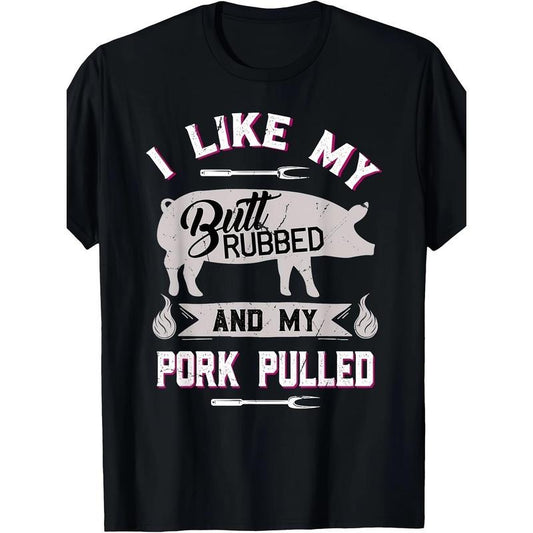 Funny BBQ Grilling Quote Pig Pulled Pork T-Shirt Made in USAstyle{n002}2 Hoodie, Sweatshirt | WearSparks.com