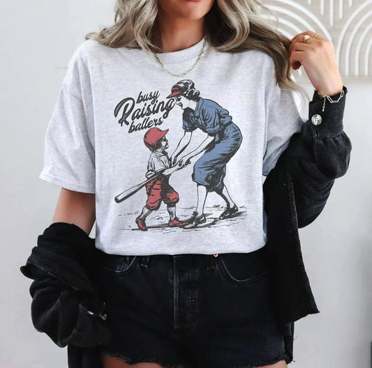 Funny Baseball Mom Shirt, Comfort Colors Tee, Day Gift Top Womenswear Summer Crewneck Casual Streetwear Hoodie, Sweatshirt