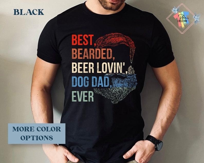 Funny Bearded Dad Shirt Dog Dad Gift For Men Daddy Tshirt Grandpa  T-shirt, sweater and Hoodie Sweatshirt | WearSparks.com