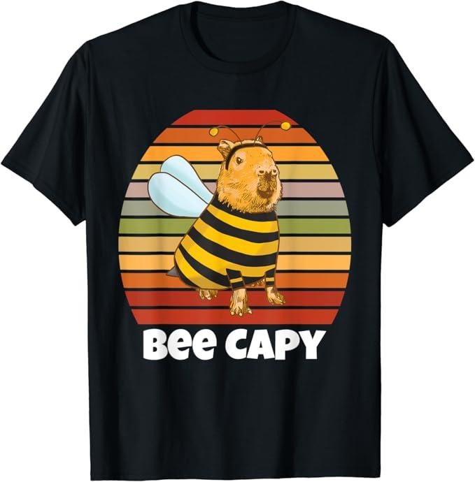 Funny Best Friend Shirts, Gift For Best Friend, Bee Capy Funny Capybara Meme for Friends and Family T-Shirt Menswear Top...
