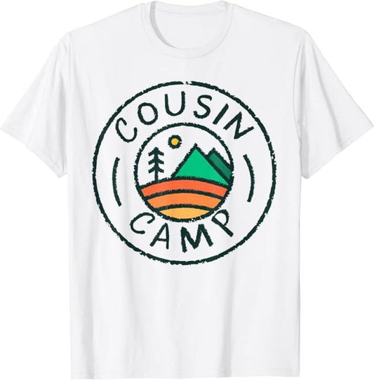 Funny Best Friend Shirts, Gift For Best Friend, Cousin Camp Friends Summer Travel Family Camping Vacation T-Shirt...