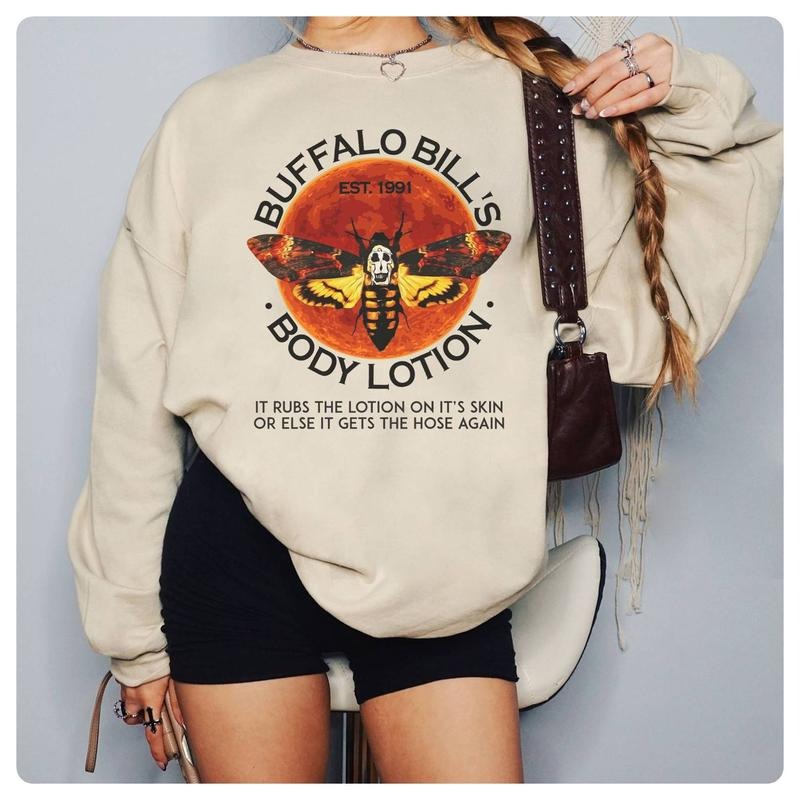 Funny Buffalo Bill Body Lotion TShirt Halloween Horror Shirt The Silence Of The Lambs TShirt Trick or Treat Shirt Hoodie,...