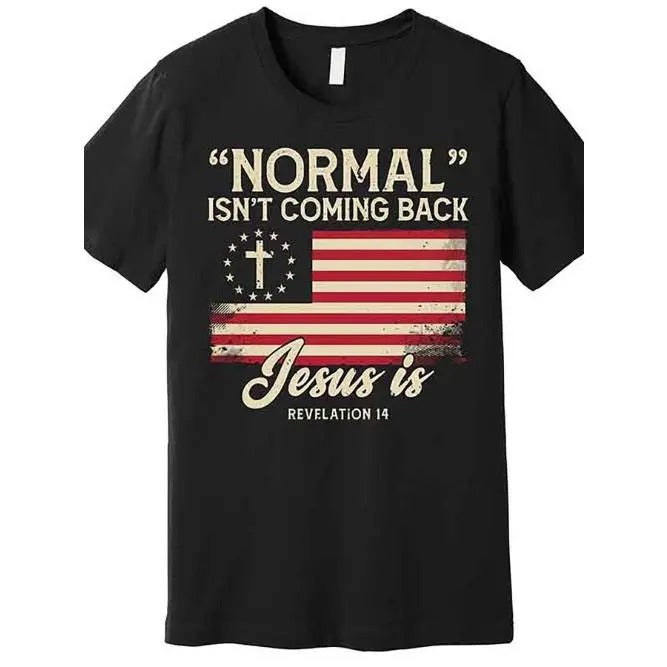 Funny Christian Graphic Tee, Jesus Is Quality T-shirt, Short Sleeve Pattern T-shirt Series for Men Made in USA Hoodie,...