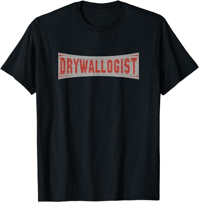 Funny Construction Work Shirts, Drywallologist Drywall Contractor, Drywall Finishe T Shirt Menswear Casual Cotton Hoodie,...