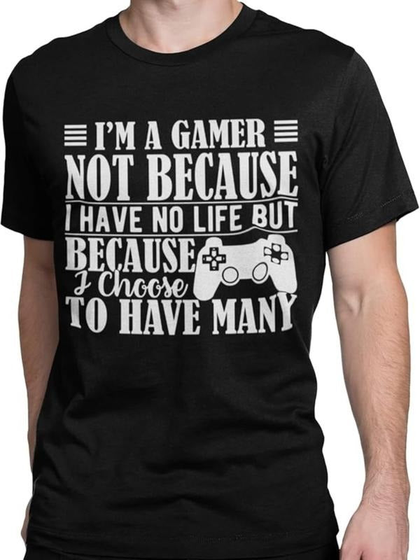 Funny Dark Humor Shirts For Men, I'm A Gamer Funny Video Gamer Adult Humor T-Shirt Menswear Casual Cotton Hoodie, Sweatshirt