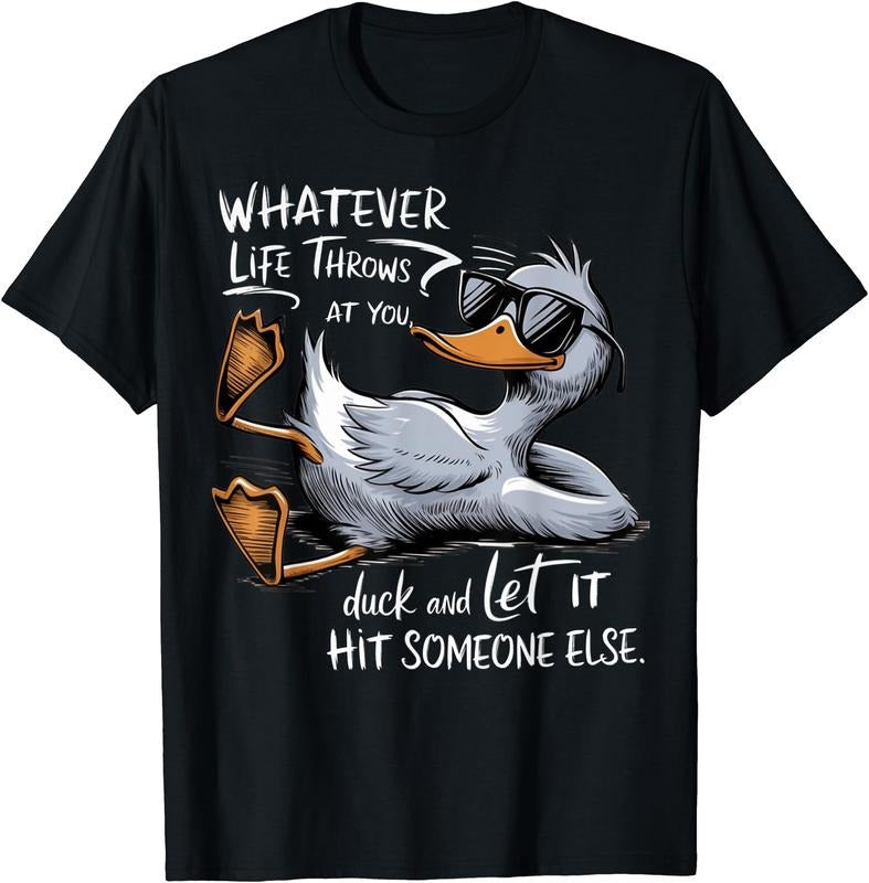Funny Duck Shirt Funny Quote Graphic tees For Men Women T-Shirt | Unisex Cotton Tee Gift, Crewneck, Short Sleeve Hoodie,...