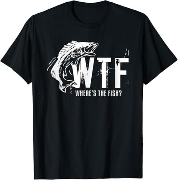 Funny Fishing Shirts, Wheres The Fish Mens Funny Fishing T-Shirt Cotton Fashion Hoodie, Sweatshirt | WearSparks.com