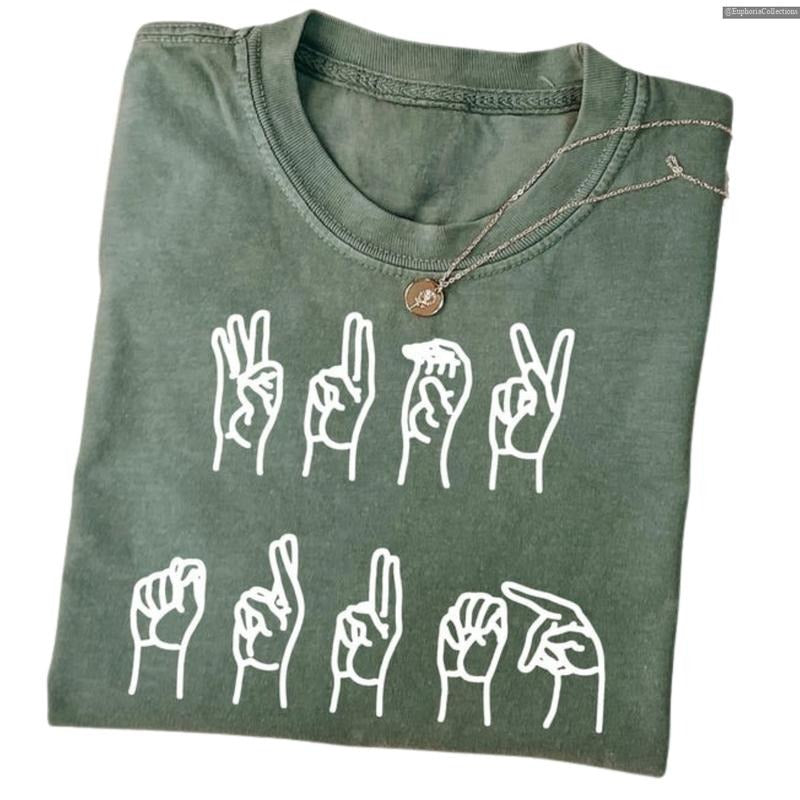 Funny Fnck #Trurmp Sign Language T-shirt, Subtle Anti #Truump Shirt, ASL Resist Anti-MAGA Shirt, Activist Feminist Tee ,...