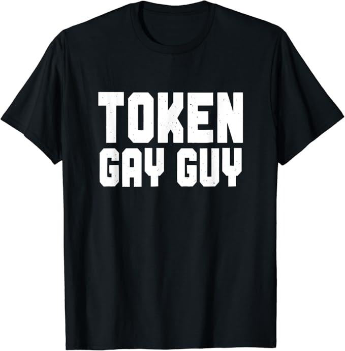 Funny Friend Shirts, Gift For Gay Best Friend, Token Gay Guy, Funny Gay Friend T-Shirt Top Casual Classic Cotton Hoodie,...