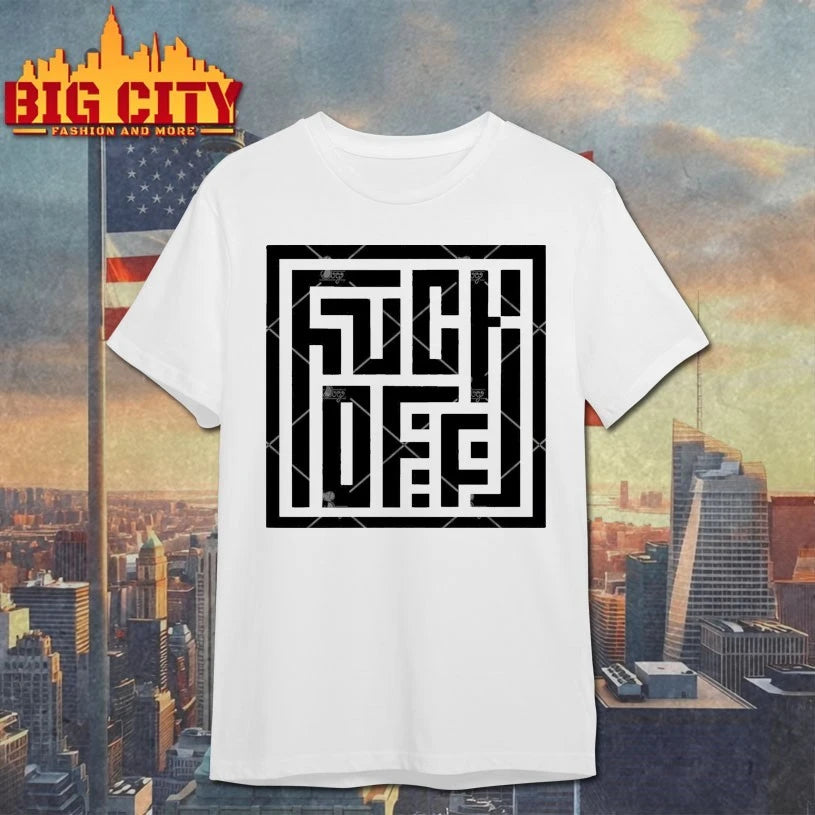 Funny Fuck Off QR Shirt