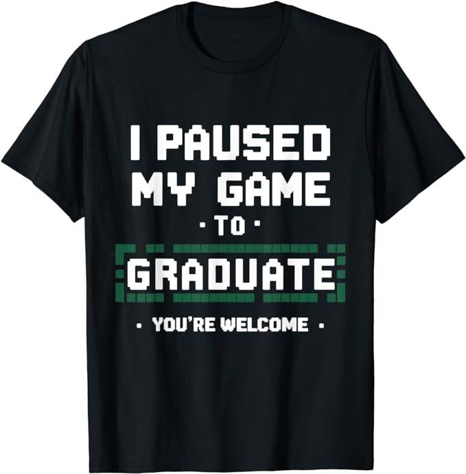 Funny Gamer Shirts, Special Gifts For Gamers, Funny Gamer Graduate Graduation T-Shirt Menswear Top Casual Classic Hoodie,...