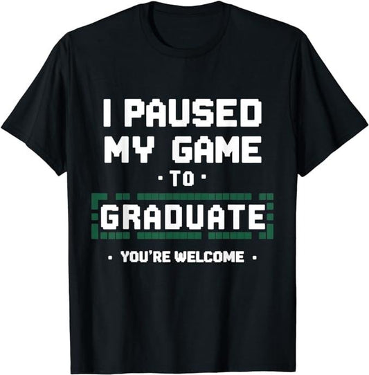 Funny Gamer Shirts, Special Gifts For Gamers, Funny Gamer Graduate Graduation T-Shirt Menswear Top Casual Classic Hoodie,...
