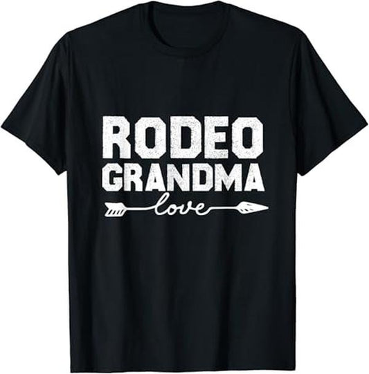 Funny Grandma Shirt, Gift For Grandmother, Rodeo Grandma T-Shirt Casual Cotton Top Hoodie, Sweatshirt | WearSparks.com