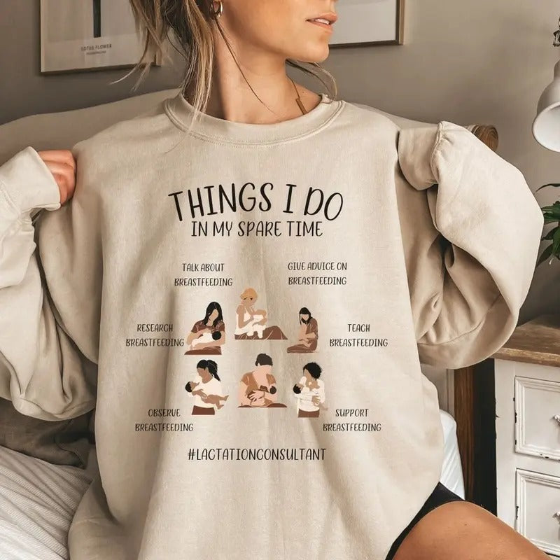 Funny Lactation Consultant Sweatshirt Lactation Consultant Sweater Thank You Lactation Counselor Gift Lactation...