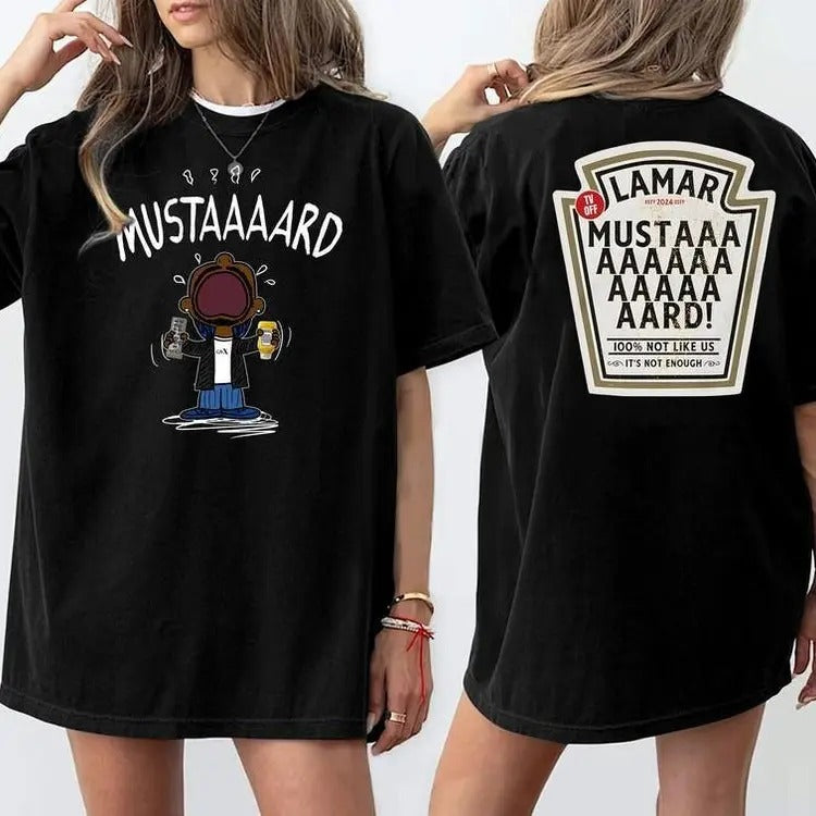 Funny MEME MUSTARD Kdot T-Shirt, New Viral Album Reference, Gifts For Fans T-Shirt, Unisex Cotton For Men Women Hoodie,...