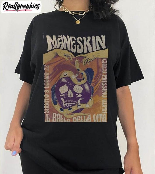 Funny Maneskin Band Shirt, Maneskin World Tour Unisex Shirt, Hoodie, Sweatshirt | WearSparks.com