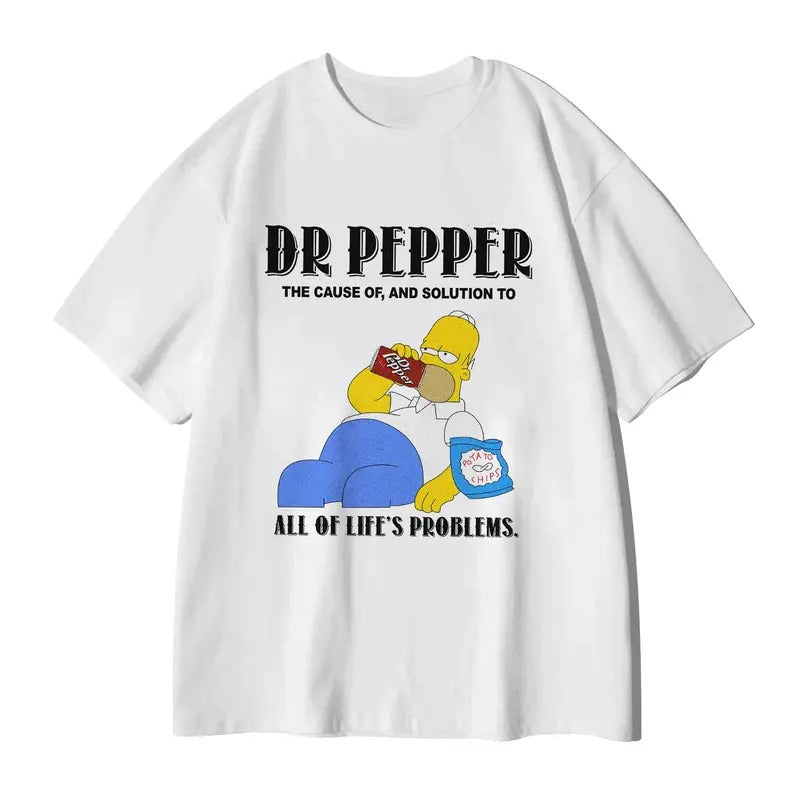 Funny Meme Dr Pepper Simpson Shirt, The Simpsons Michelo Ultra, Michelo Ultra Shirt, Simpson Shirt, The Simpsons Shirt,...