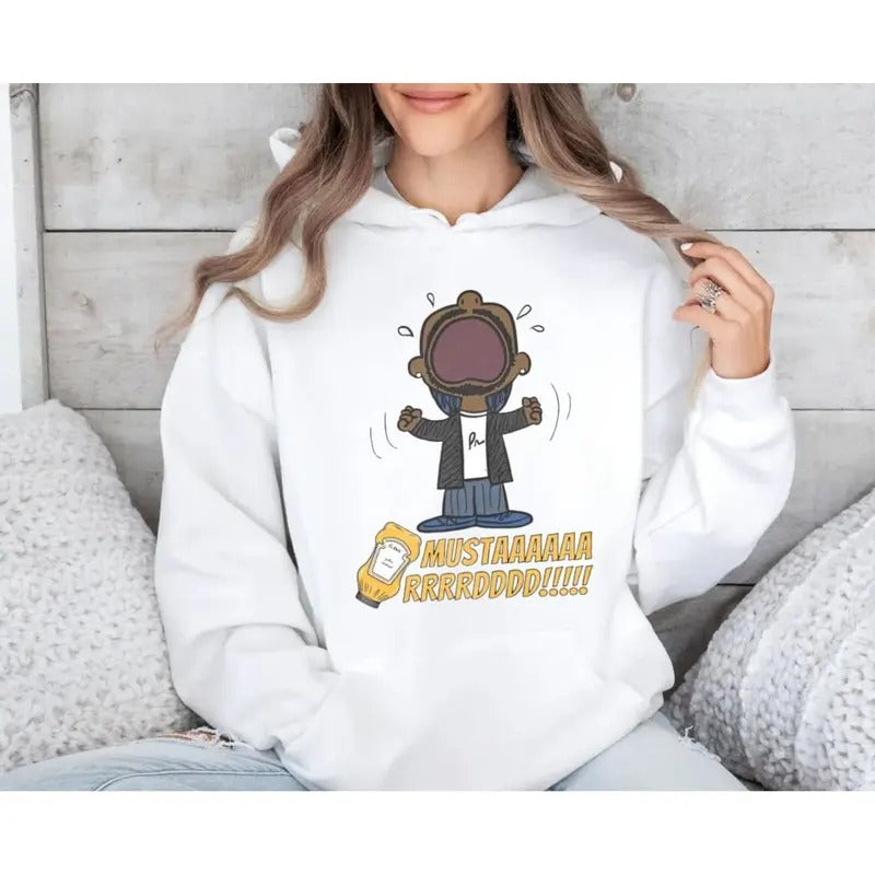 Funny Meme Kendrick Lamar Mustard T Shirt, New Viral Gnx Album Reference Sweatshirt, Mustard Meme, Gifts For Fans Hoodie,...