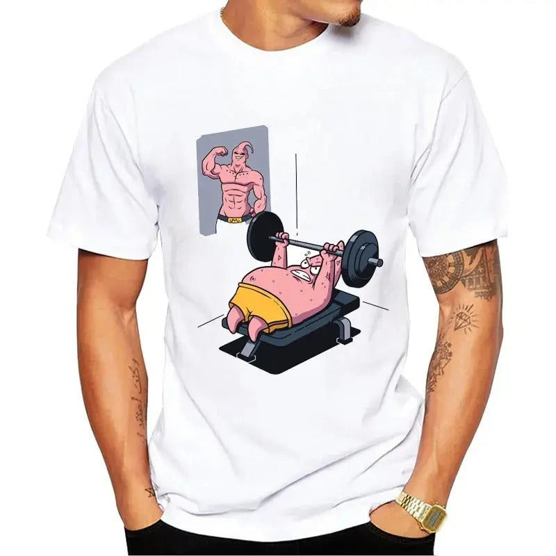 Funny Meme Shirt, Big Buu At Gym Meme T-Shirt Casual Classic Hoodie, Sweatshirt | WearSparks.com