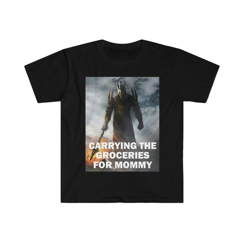 Funny Meme Shirt, Carrying The Groceries Tee, Gift Unisex T-Shirt Hoodie, Sweatshirt | WearSparks.com