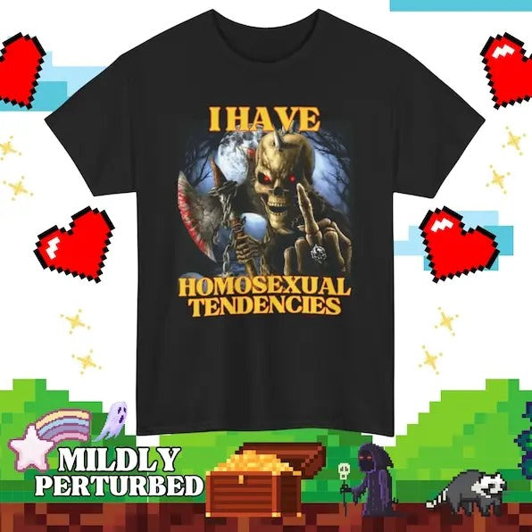 Funny Meme Shirt, Hard Skeleton Homosexual Tendencies Tee, Gift Unisex T-Shirt Hoodie, Sweatshirt | WearSparks.com