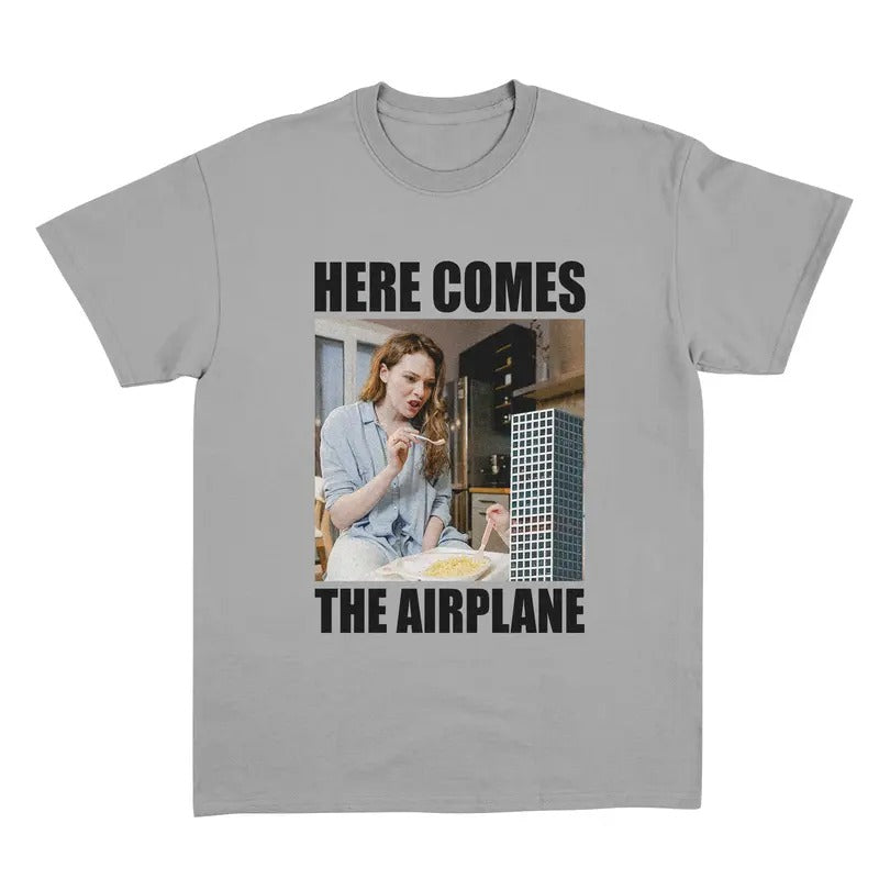 Funny Meme Shirt, Here Comes The Airplane Shirt, Meme Merch, Funny Trendy Unisex Gift Hoodie, Sweatshirt | WearSparks.com