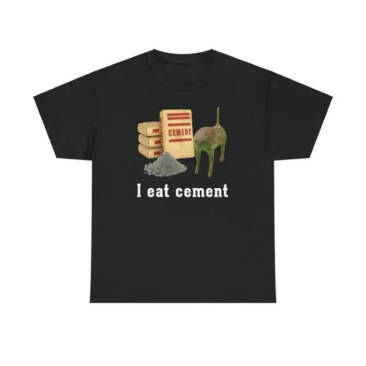 Funny Meme Shirt, I Eat Cement Cat Tee, Cat Lover Gift Unisex T-Shirt Hoodie, Sweatshirt | WearSparks.com