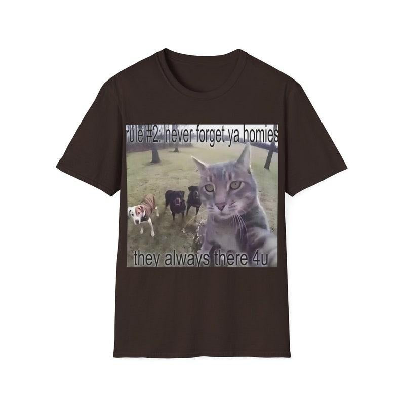 Funny Meme Shirt, Rule #2 Never Forget Ya Homies Tee, Gift Unisex T-Shirt Hoodie, Sweatshirt | WearSparks.com