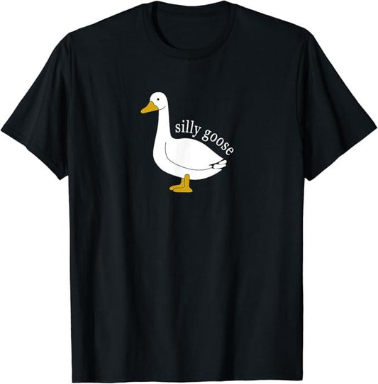 Funny Meme Shirts For Men, Funny Silly Goose Meme Cute Goose Aesthetic Trendy Clothing T-Shirt Menswear Top Hoodie,...