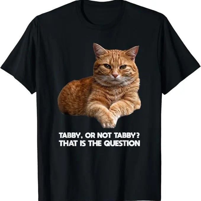 Funny Meme Shirts For Men, Orange Tabby Cat Funny Meme Gift T-Shirt Menswear Top Hoodie, Sweatshirt | WearSparks.com