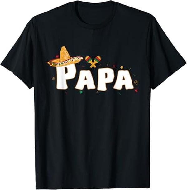 Funny Mexican Shirts, Fiesta Mexican Party Funny Cinco De Mayo Papa T-Shirt Menswear Top Casual Classic Hoodie, Sweatshirt