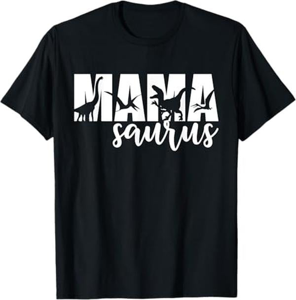 Funny Mother Shirts, Gift For Mom, MamaSaurus T rex Dinosaur Funny Mama Saurus Mother's Day T-Shirt
