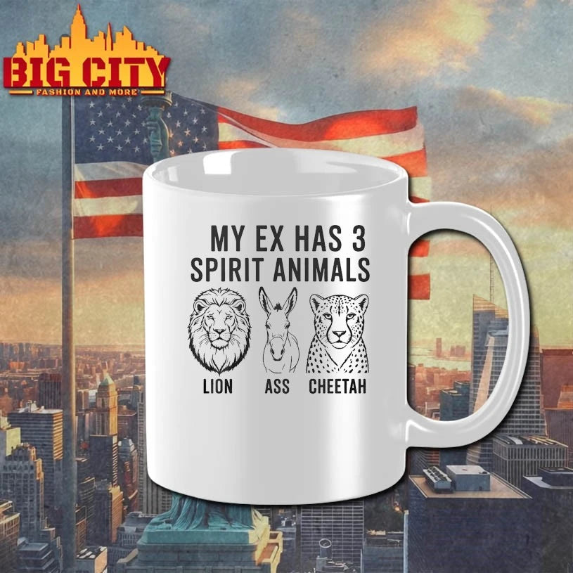Funny My Ex Has 3 Spirit Animals shirt