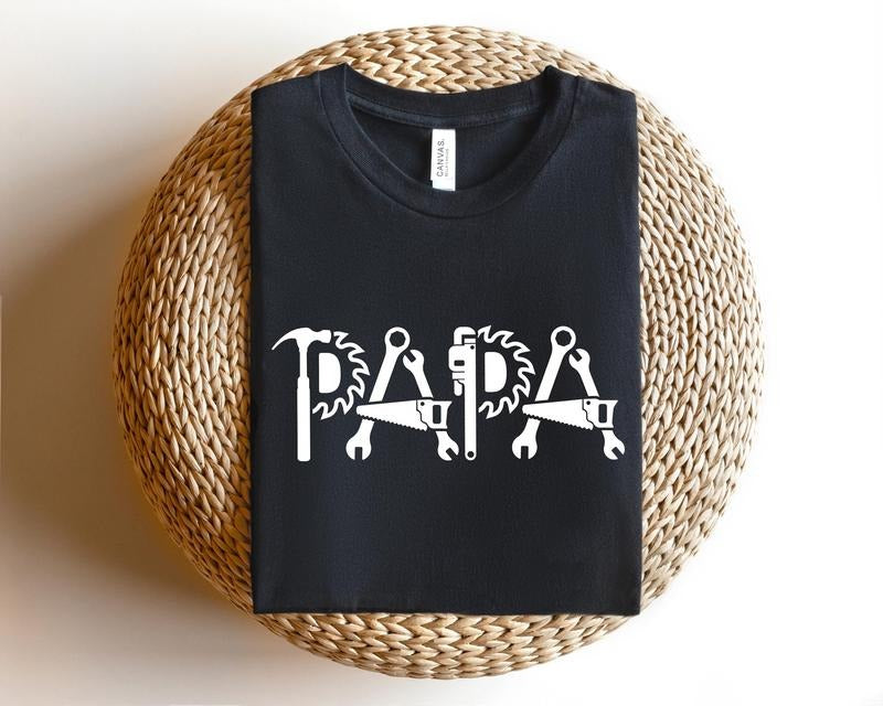 Funny Papa Birthday T Shirt Hoodie Sweater fixer Of Things Shirtpapa Tools Shirtpapa Shirtpapa Can Fix It Tool Box...