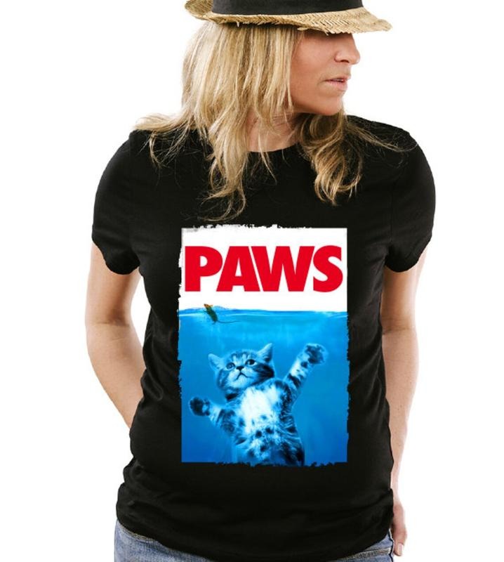 Funny Paws Cat and Mouse T-Shirt, Movie Mashup Parody Sweatshirt Hoodie | WearSparks.com