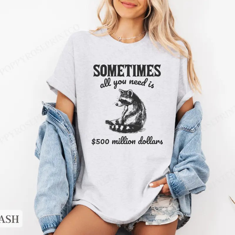 Funny Raccoon Shirt Bella Canvas,  Funny Tshirts,  Gift for Her, Women's Graphic Tee Hoodie, Sweatshirt | WearSparks.com